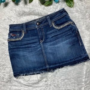 Ariat Ruby Mini Denim Skirt Size 28R